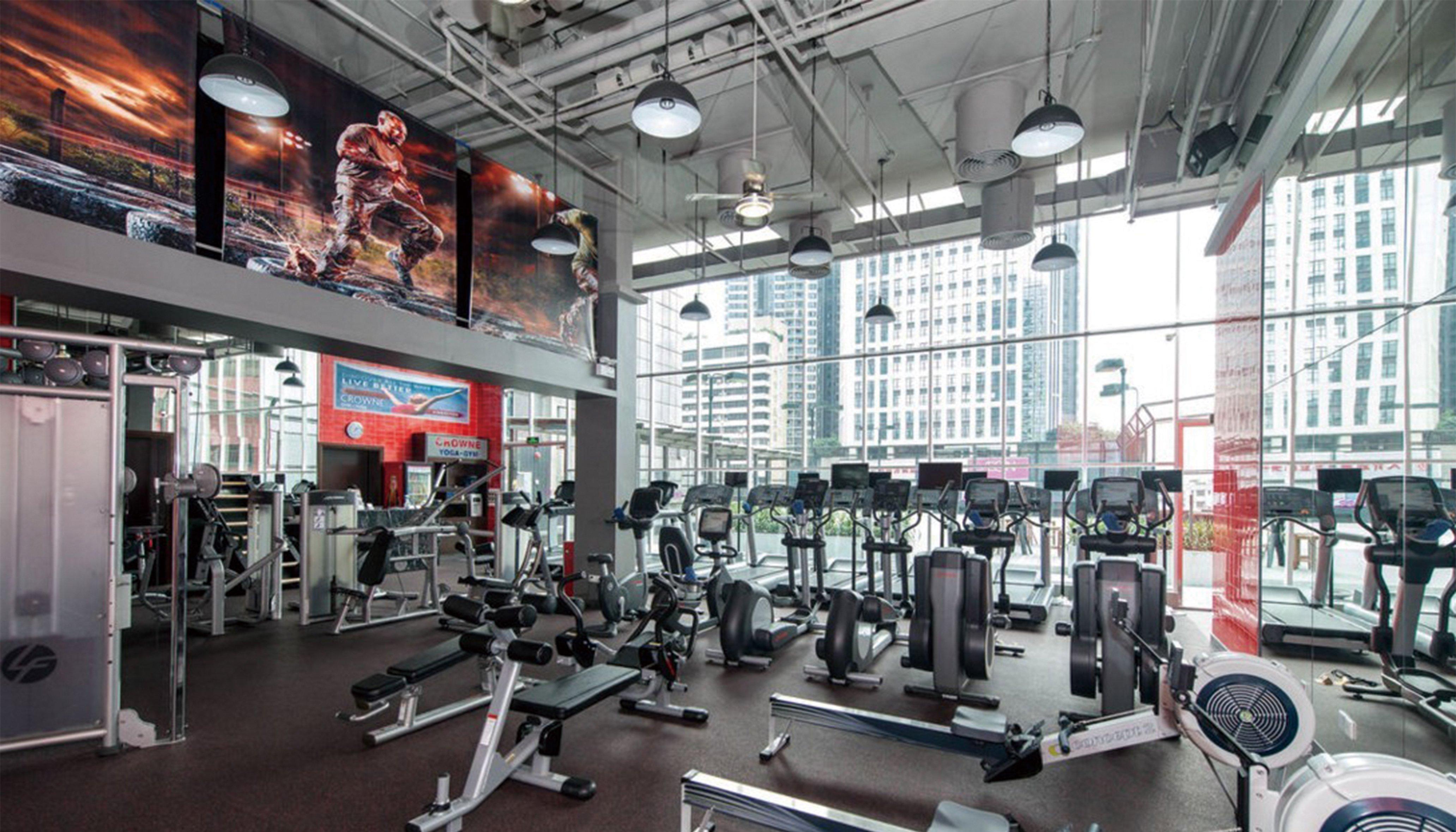 Crowne Plaza Guangzhou City Centre By Ihg - Free Shuttle Between Hotel And Exhibition Center During Canton Fair & Exhibitor Registration Counter Exterior foto The Fitness Center